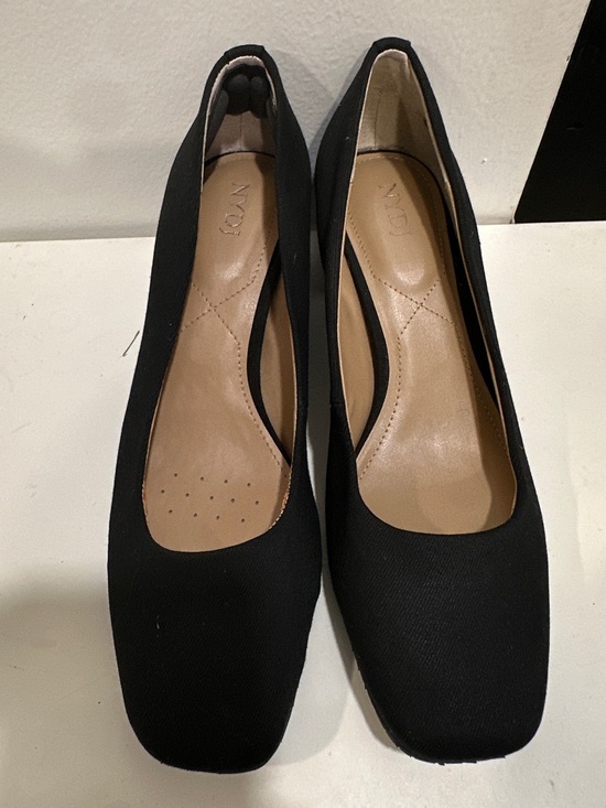 NYDJ Shoes - NYDJ Women's Fay Stretch Denim Elastic Slip On Pumps Black 7.5 EUC